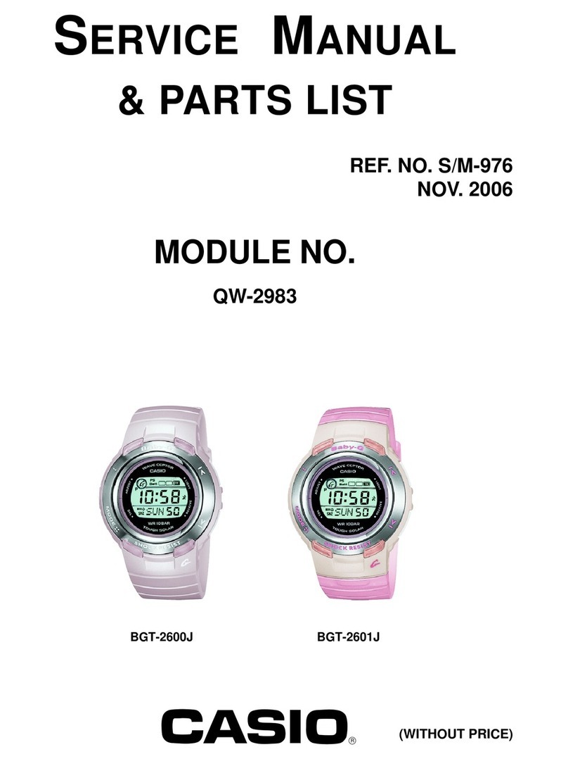 Casio QW-2983 User manual