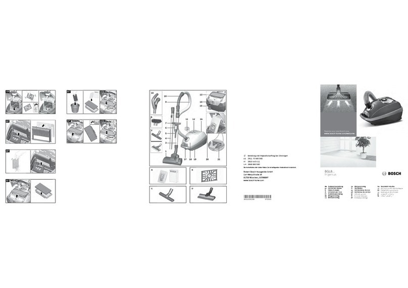 Bosch IN GENIUS BGL8 SERIES User manual