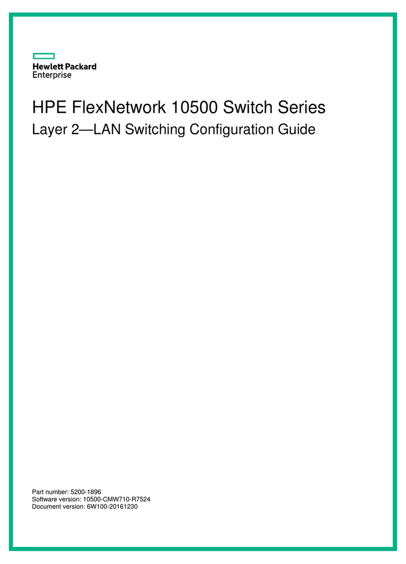HPE FlexNetwork 10500 SERIES User manual
