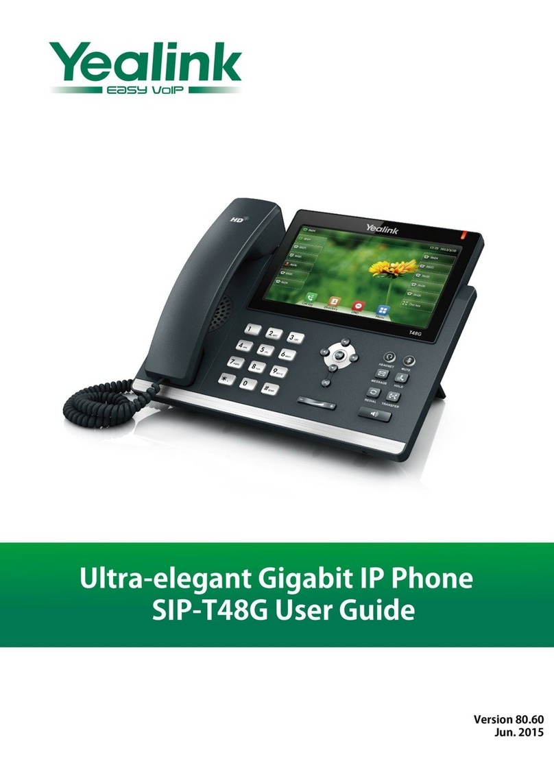 Yealink Yealink SIP-T48G User manual