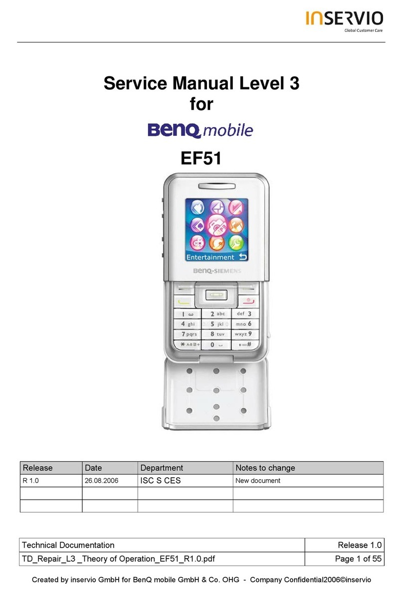 BenQ mobile EF51 User manual BenQ mobile EF51 User manual