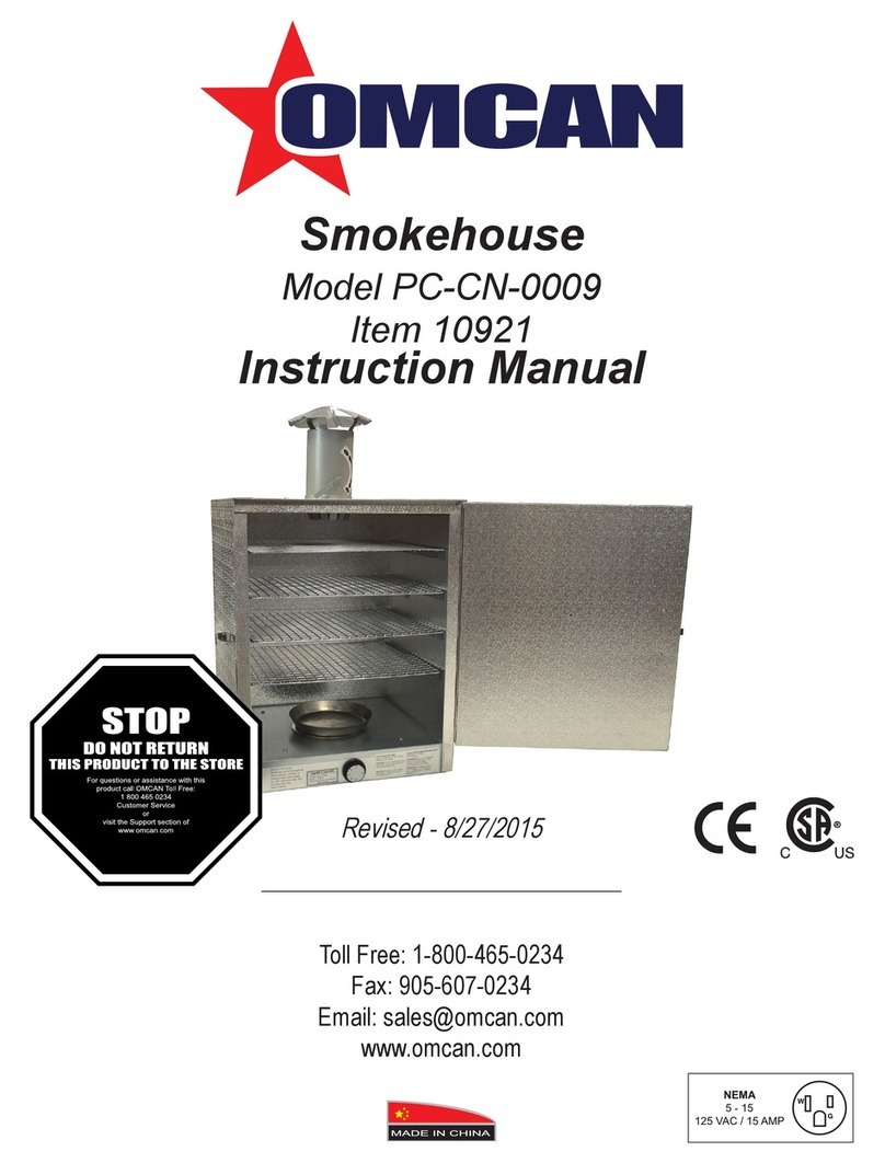 Omcan PC-CN-0009 instruction manual Omcan PC-CN-0009 instruction manual