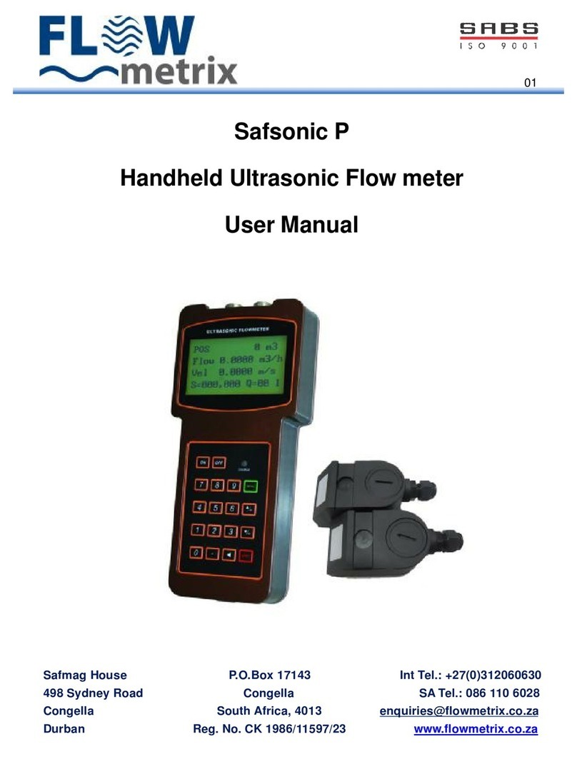FLOW metrix Safsonic P user manual
