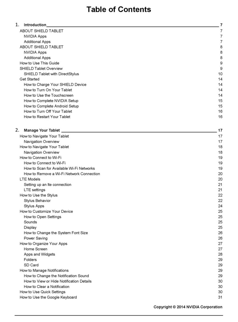 Nvidia SHIELD User manual