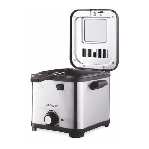 Ambiano MINI DEEP FRYER User manual Ambiano MINI DEEP FRYER User manual
