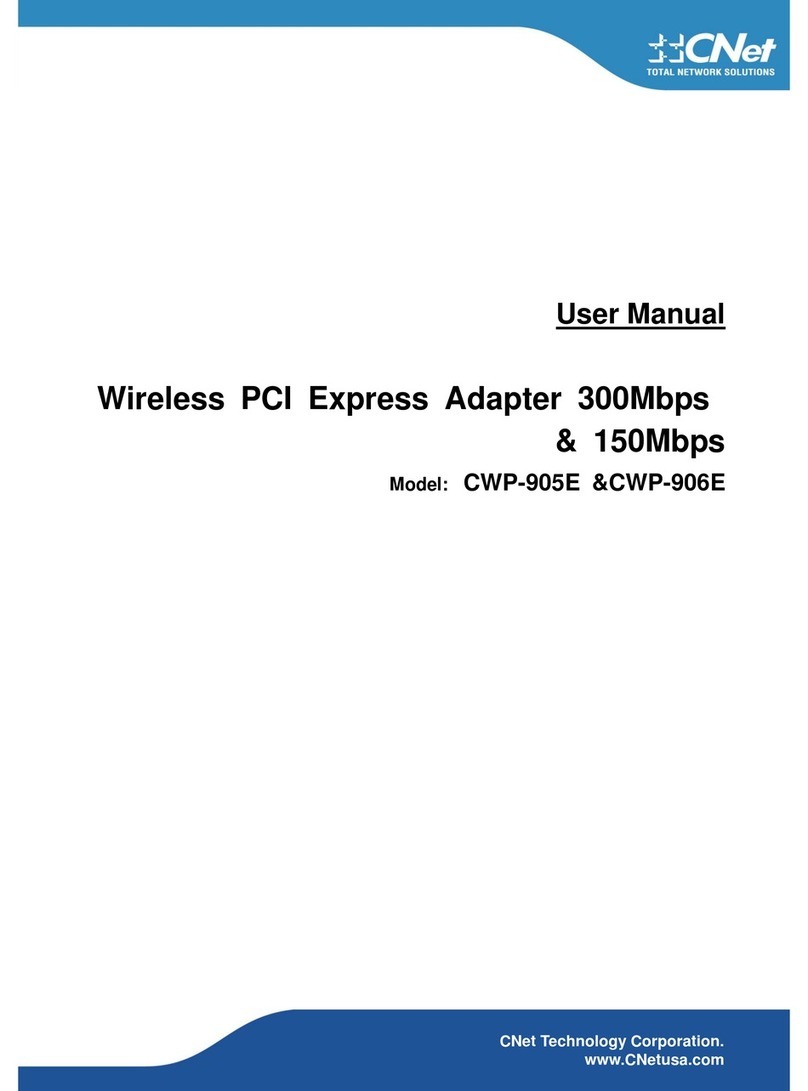 CNET CWP-906E user manual