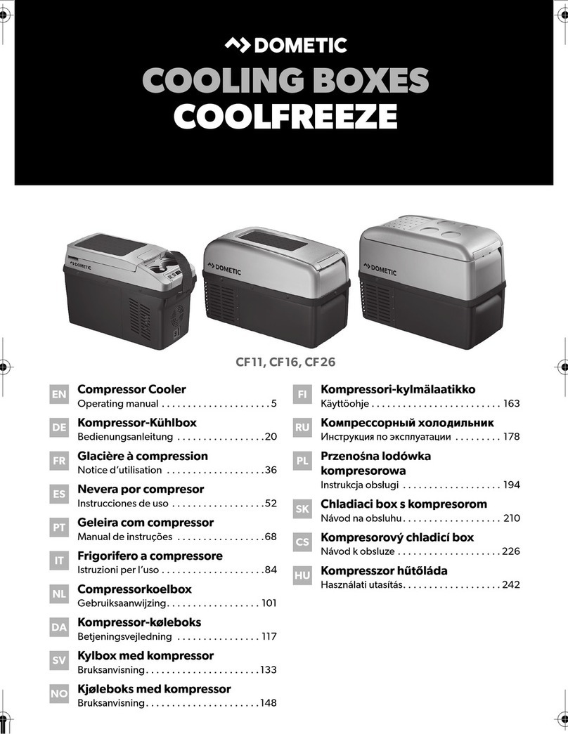 Dometic Coolfreeze CF11 User manual Dometic Coolfreeze CF11 User manual