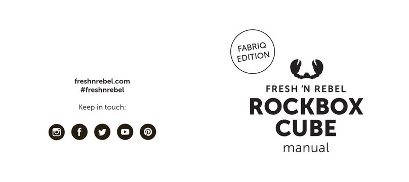 Fresh 'N Rebel Rockbox cube manual