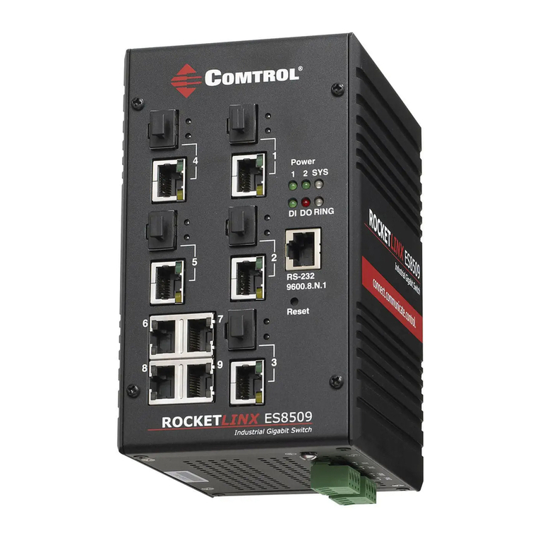 Comtrol ROCKETLINX ES8509-XT User manual