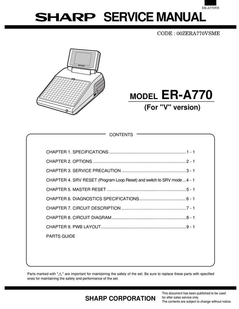 Sharp ER-A770 User manual