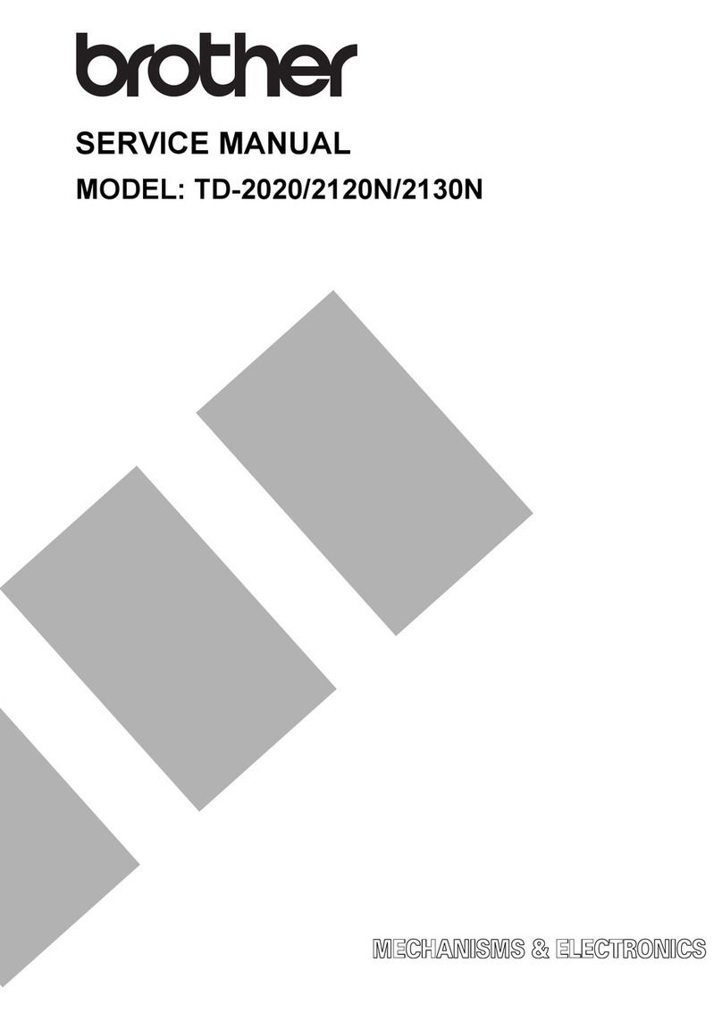 Brother TD-2020 User manual