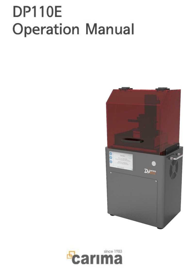 Carima DP110E User manual