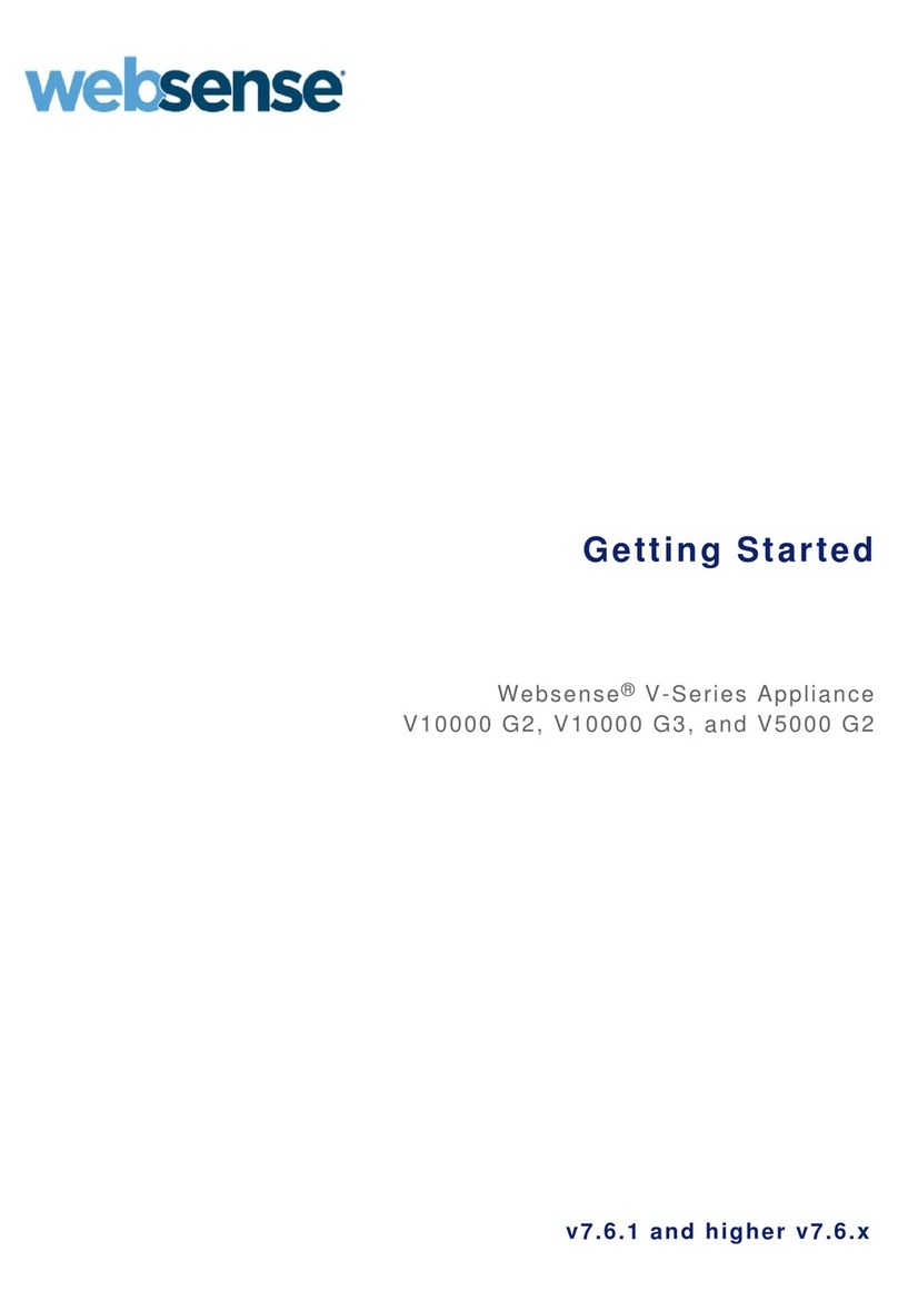 websense V10000 G2 Getting started