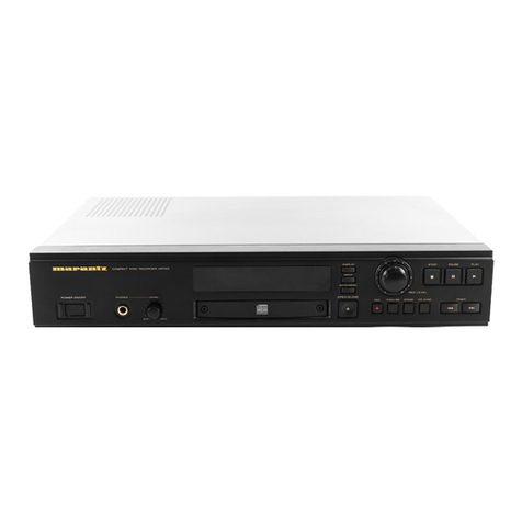 Marantz 74 CDR630F H Service manual