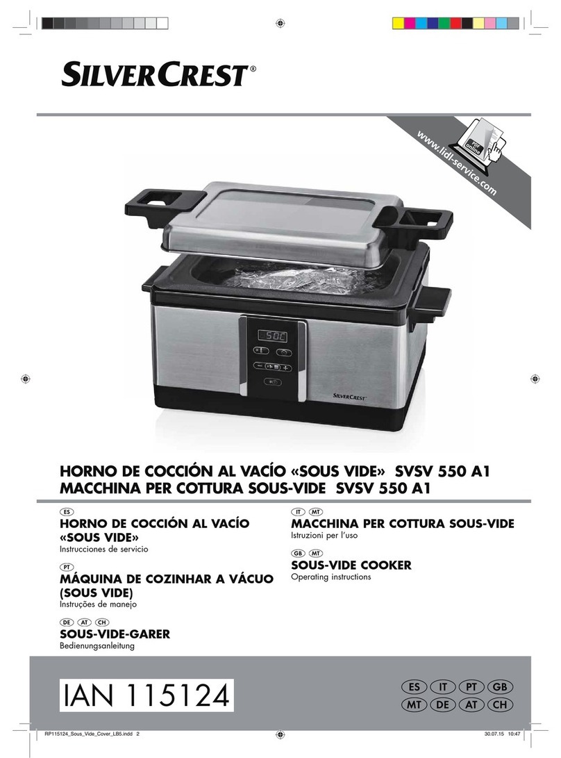 Silvercrest SVSV 550 A1 operating instructions