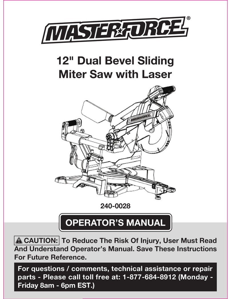 Master Forge 240-0028 Operator's manual