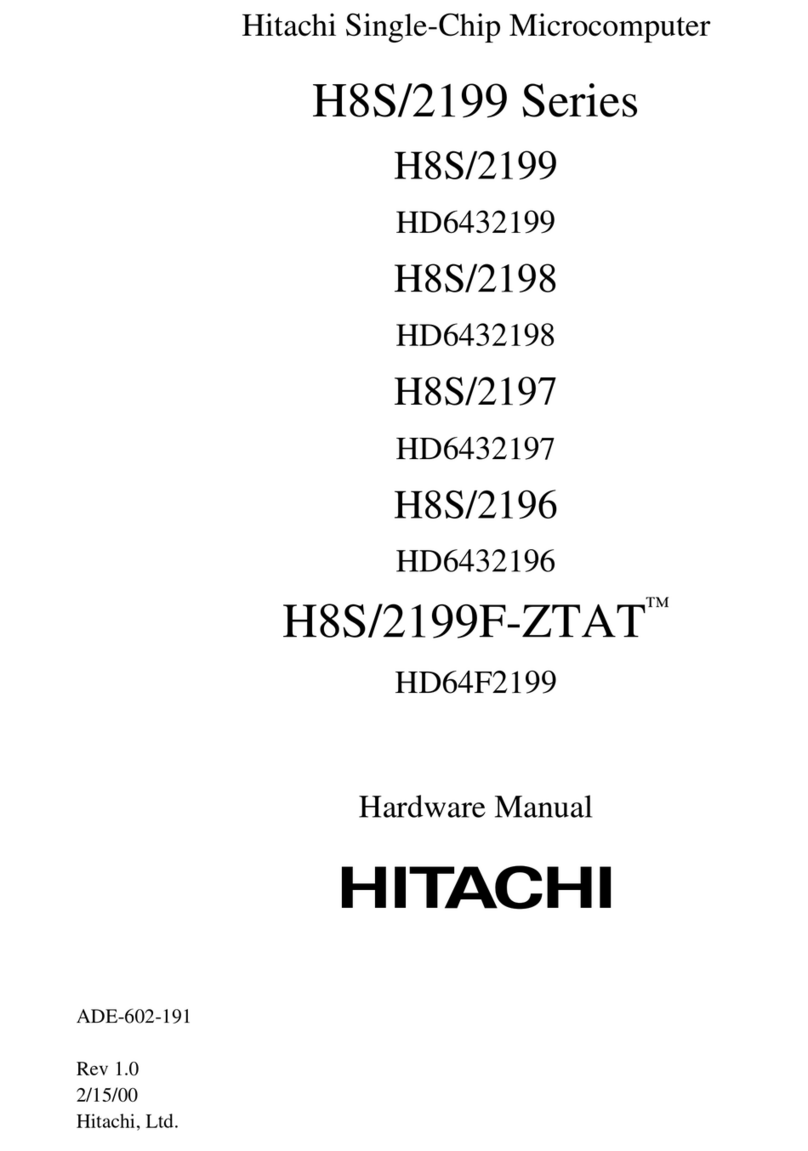 Hitachi H8S/2199 User manual