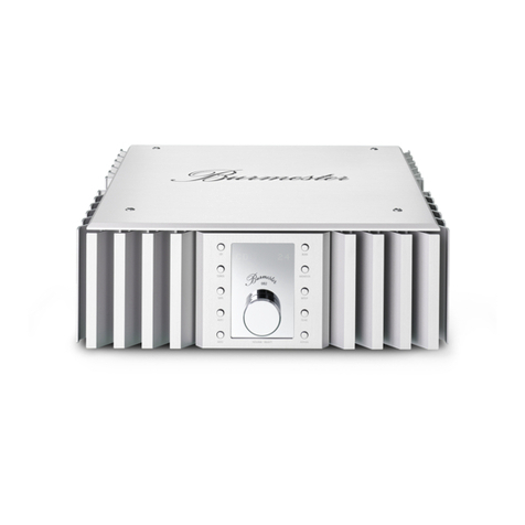 Burmester 082 User manual