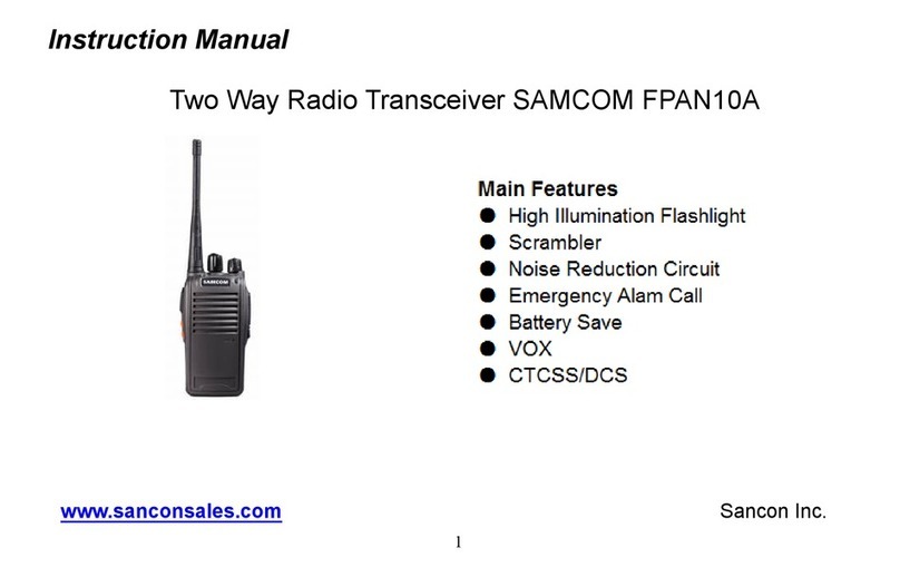 Sancon SAMCOM FPAN10A User manual