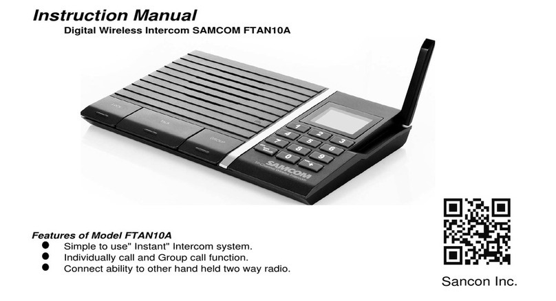 Sancon SAMCOM FTAN10A User manual