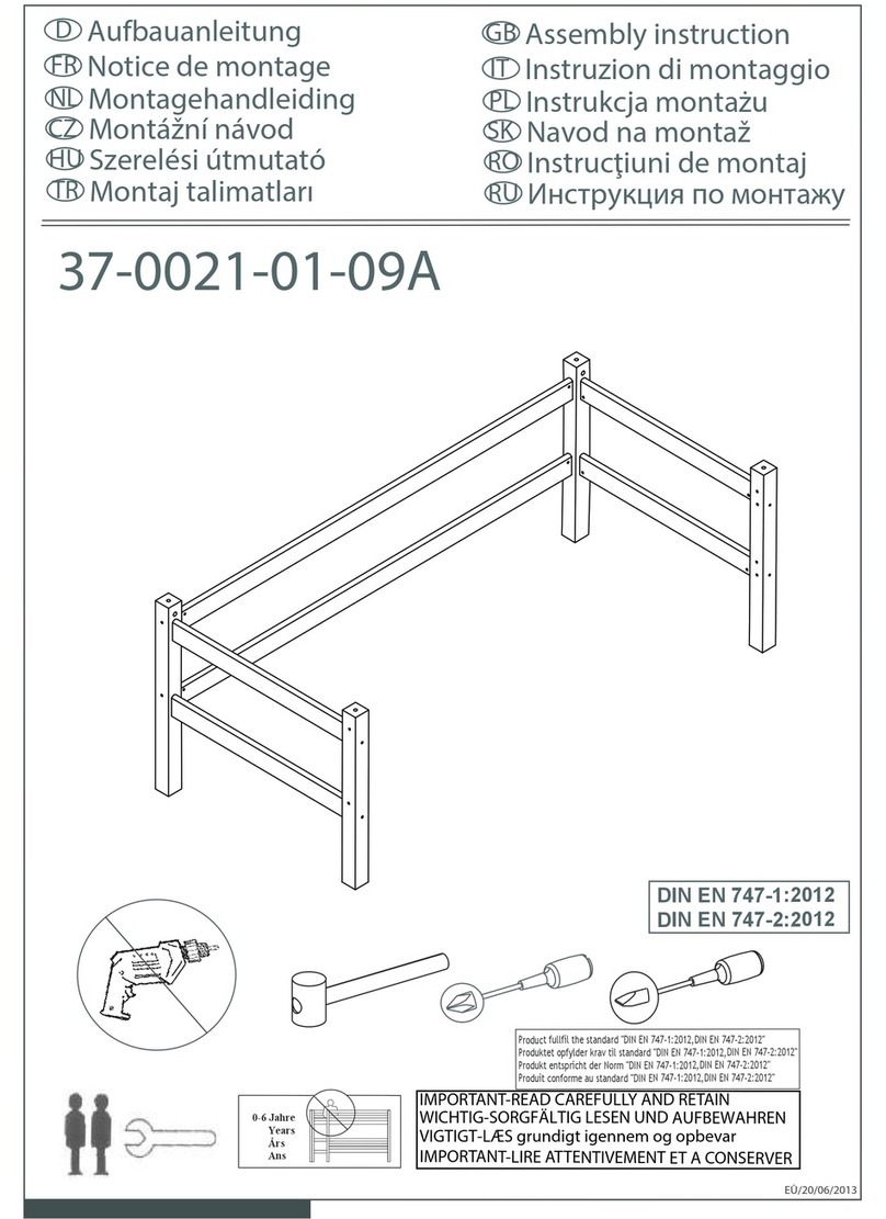 Hoppekids 37-0021-01-09A Assembly instruction