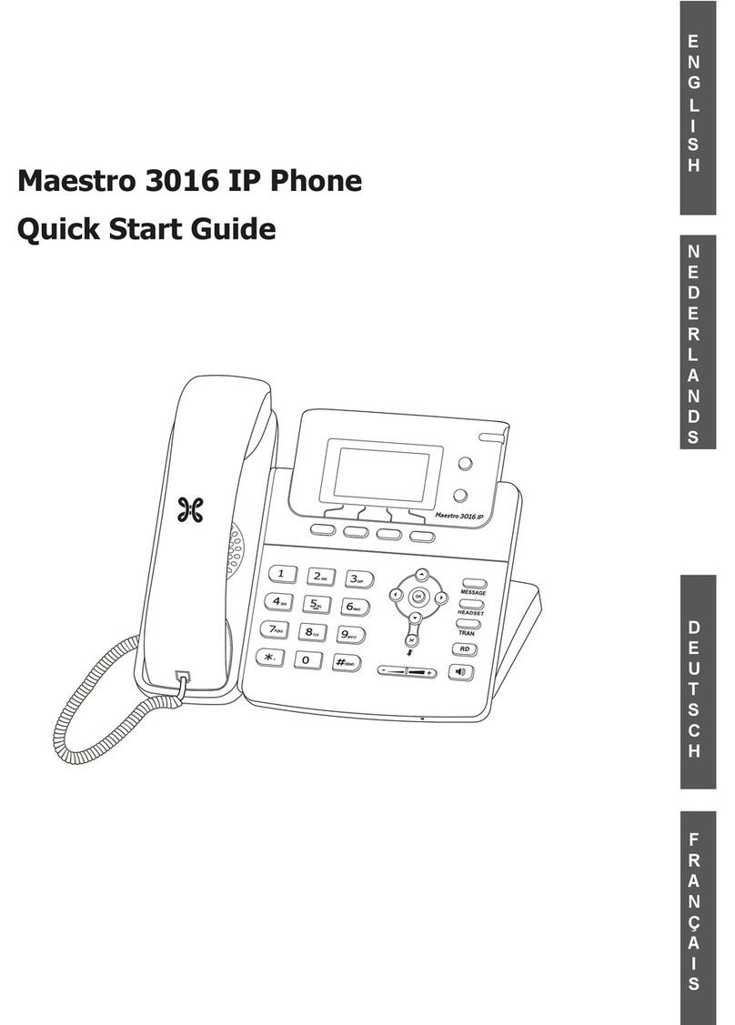 Proximus Maestro 3016 IP User manual