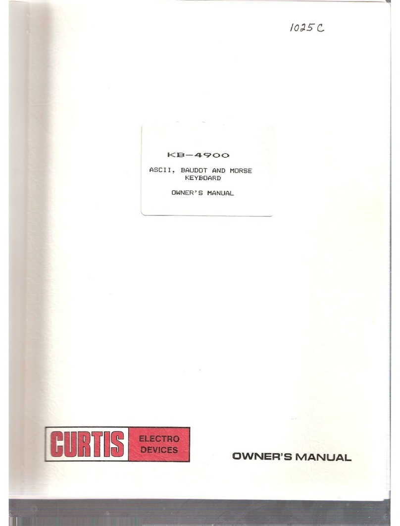 Curtis Computer kb4900 owner's manual
