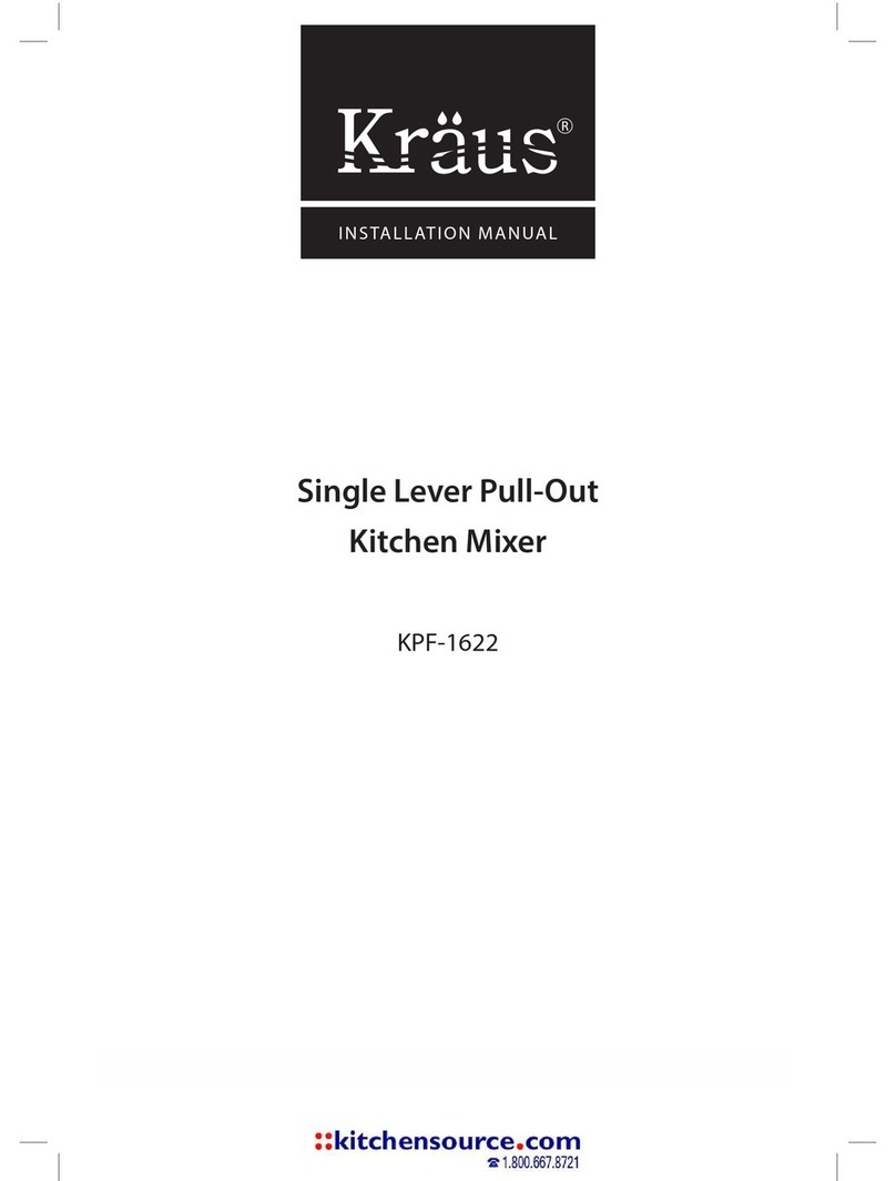 Kraus KPF-1622 installation manual