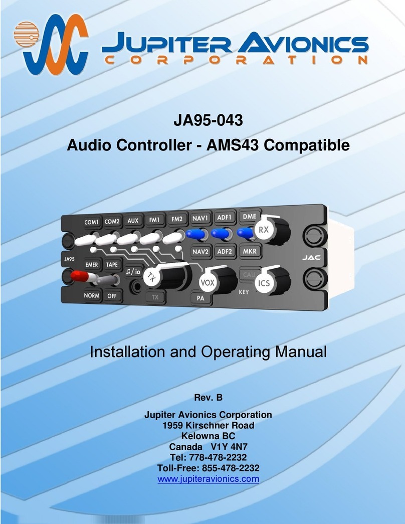 Jupiter Avionics JA95-043 User manual