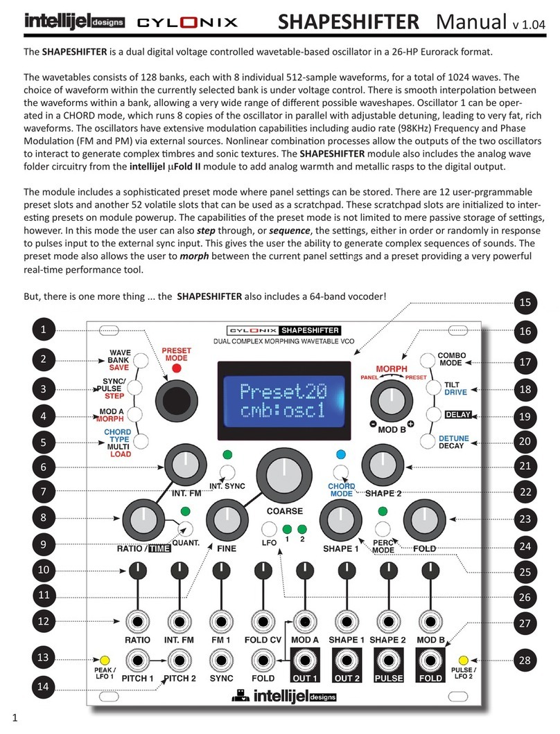 Intellijel Cylonix Shapeshifter user manual