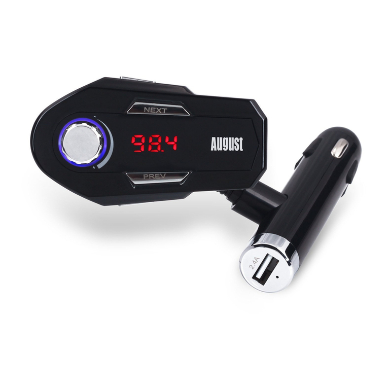 August CR220 User manual