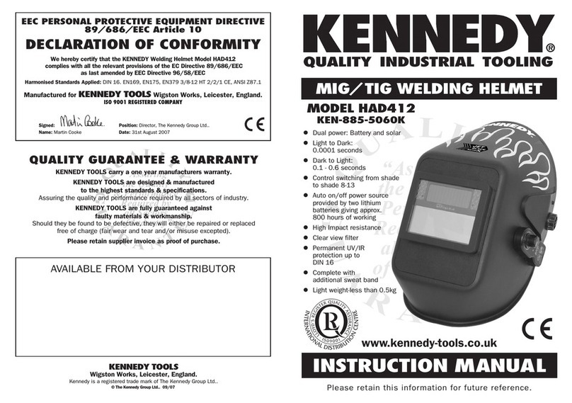 Kennedy HAD412 instruction manual