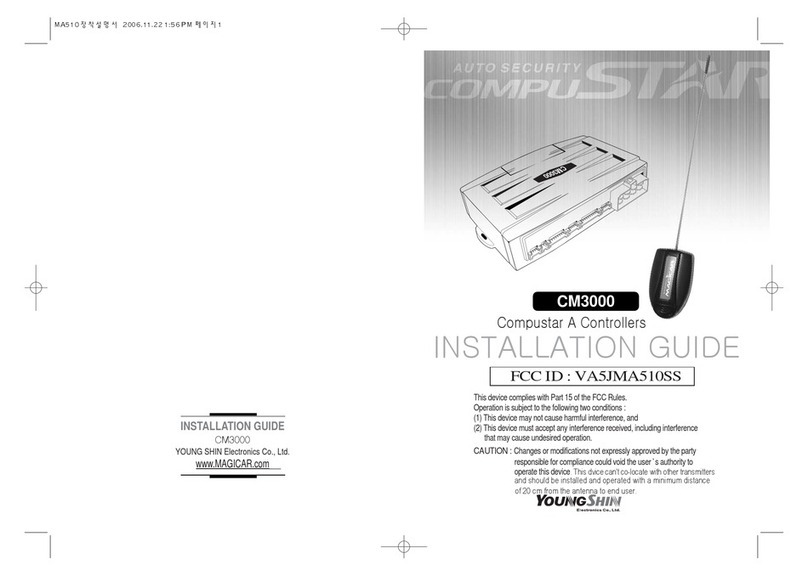 CompuSTAR CM3000 User manual