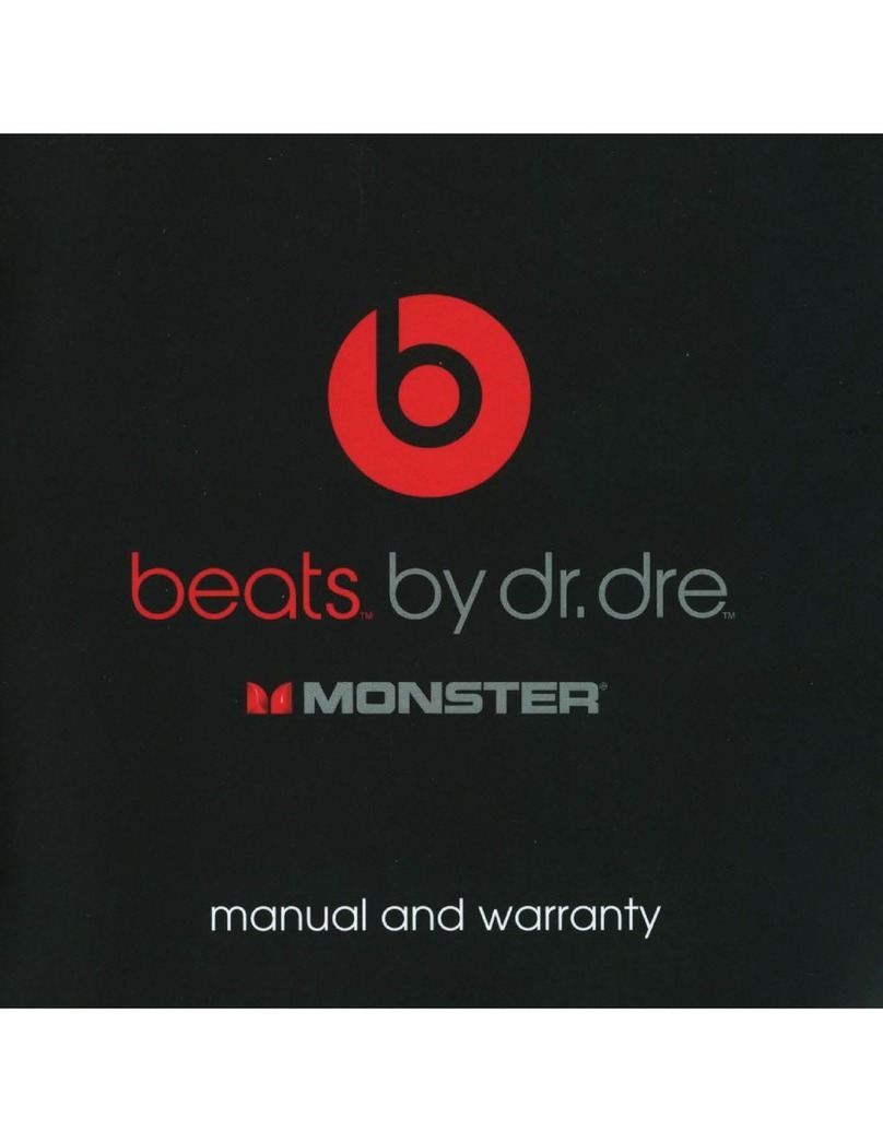 Monster Beats beats by dr.dre Manual and warranty
