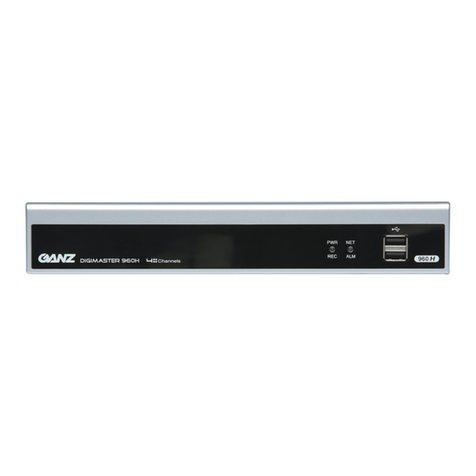 Ganz digimaster DR-4FX1 Operation manual