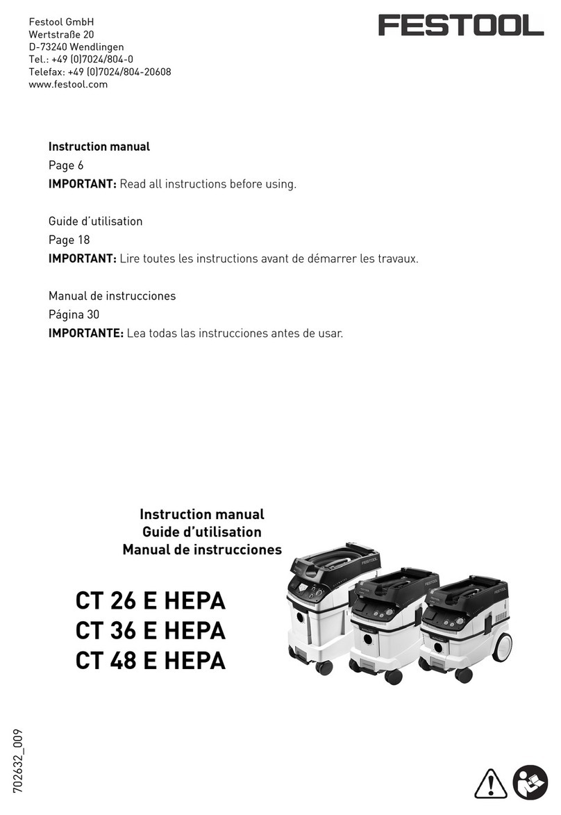 Festool CT 26 E HEPA User manual