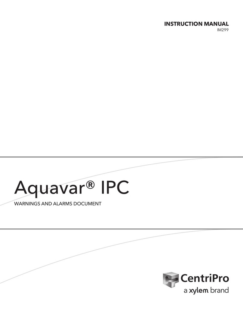 Xylem Aquavar IPC User manual