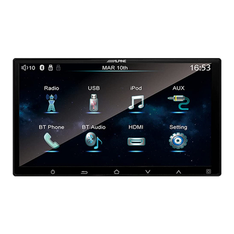 Alpine iXE-W400E User manual