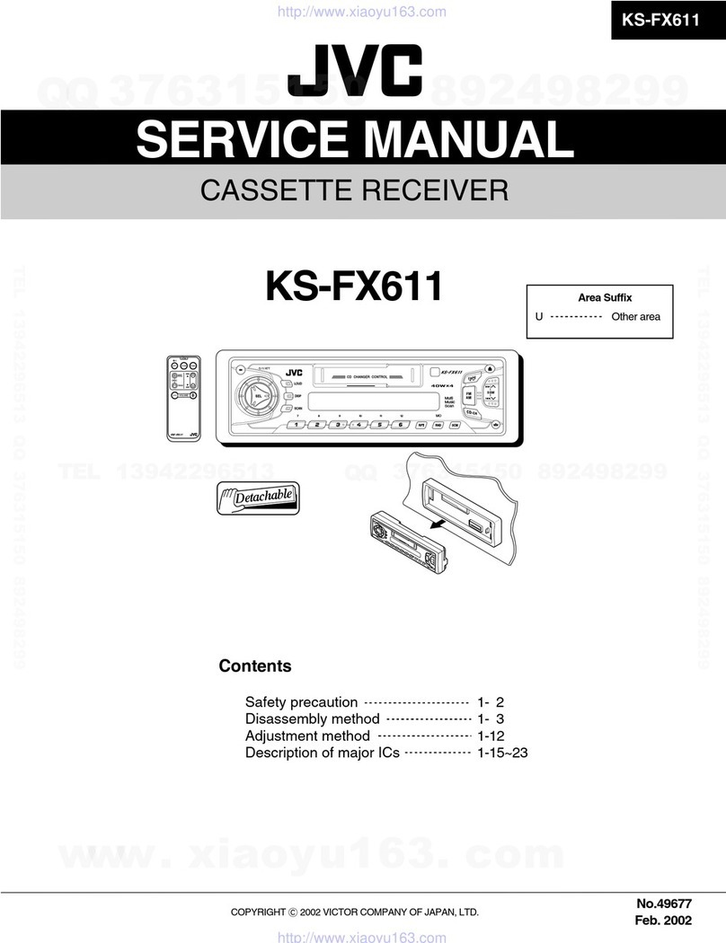 JVC KS-FX611 User manual