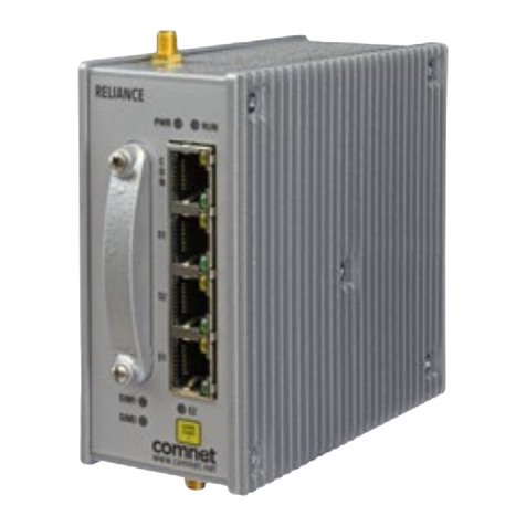 Comnet reliance RL1000GW Installation and operation manual