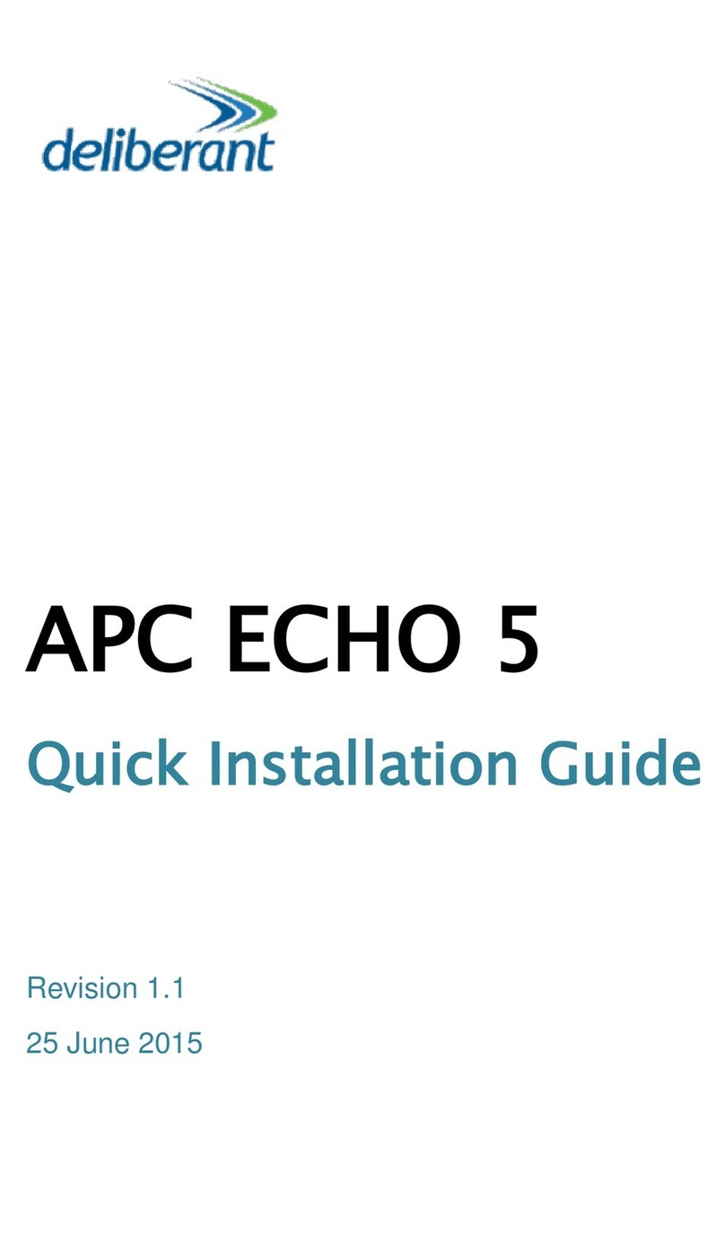 Deliberant APC ECHO 5 Quick installation guide
