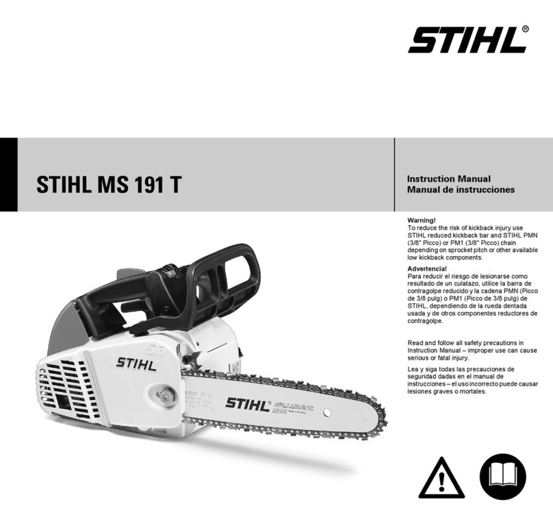 Stihl MS 191 T User manual
