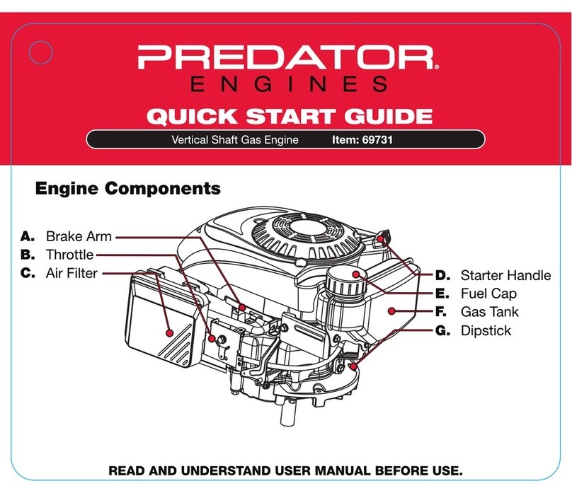 Predator Engines 69731 User manual