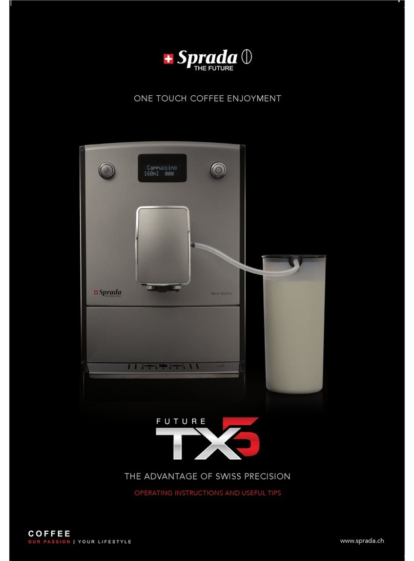 Sprada TX5 Operating instructions