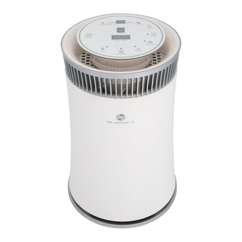 SilverOnyx 5 SPEED AIR PURIFIER User manual