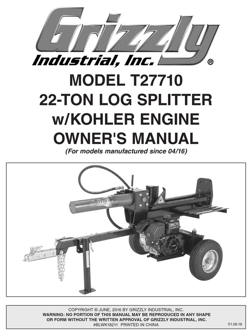 Grizzly T27710 owner's manual