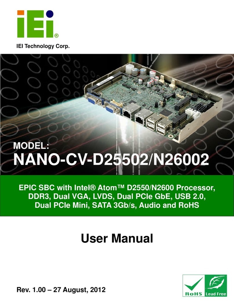 IEI Technology NANO-CV-D25502/N26002 User manual IEI Technology NANO-CV-D25502/N26002 User manual