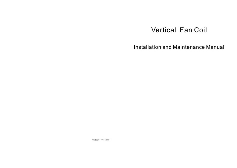 Solaris Vertical Fan Coil Installation and maintenance manual