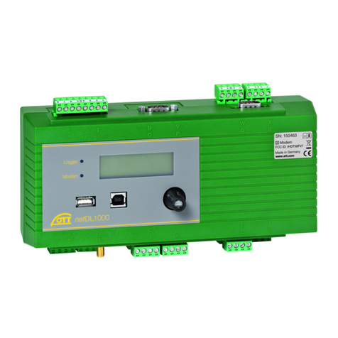 OTT netDL 500 operating instructions