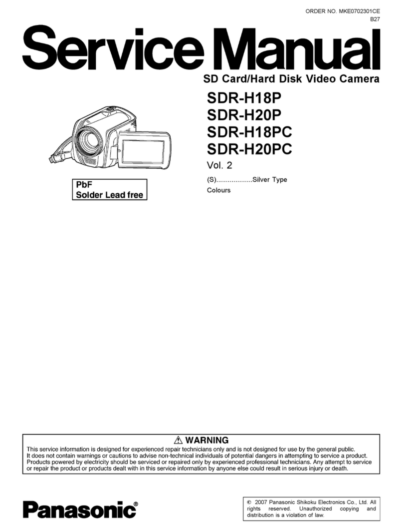 Panasonic SDR-H18P User manual